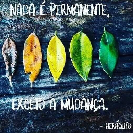 Nada é permanente, exceto a mudança! – José Irineu R. Jr.